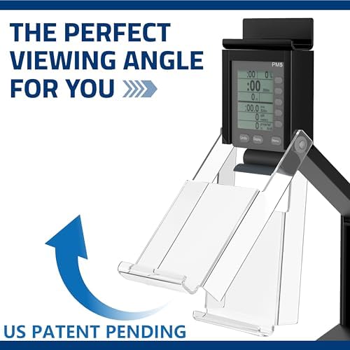 Phone & Tablet Holder Compatible with Concept 2 Rowing Machine & Skierg with PM5 Monitor, Rower Accessories, 2-in-1 Phone & Tablet Mount Stand for Model D&E and Rowerg, NOT for PM3/PM4, Patent Pending