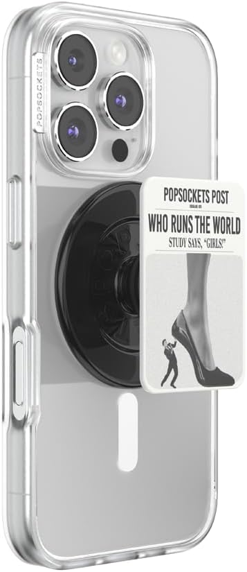 PopSockets Phone Grip for MagSafe, Magnetic Holder, Phone Stand - Black