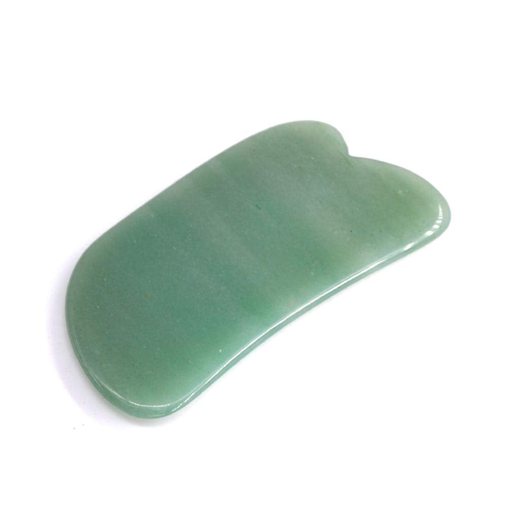 Jade Gua Sha Massage Tools Facial Tool Natural Green Gua Sha Anti Aging Facial Skin SPA for Rejuvenate Skin Anti-wrinkle Anti Aging