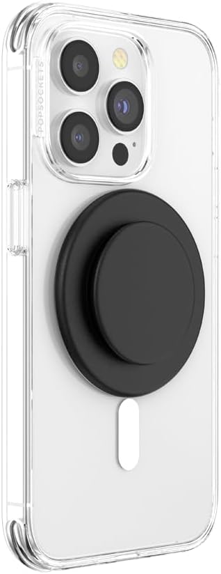 PopSockets Phone Grip for MagSafe, Magnetic Holder, Phone Stand - Black