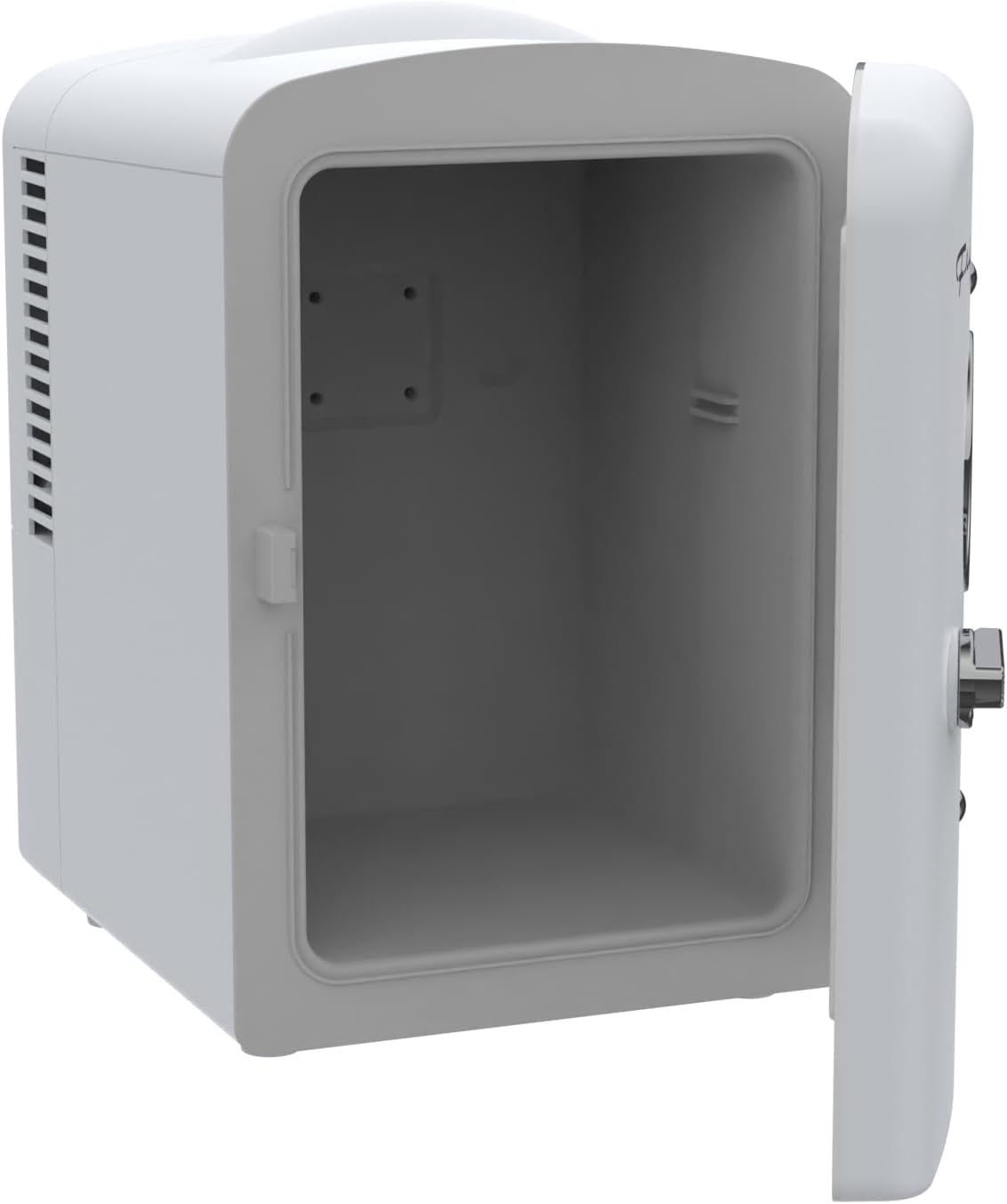 Frigidaire EFMIS171 Retro Mini Portable Personal Fridge - Ideal for Home, Office or Dorm - Includes Carrying Handle, AC/DC Wall/Car Charger (White)