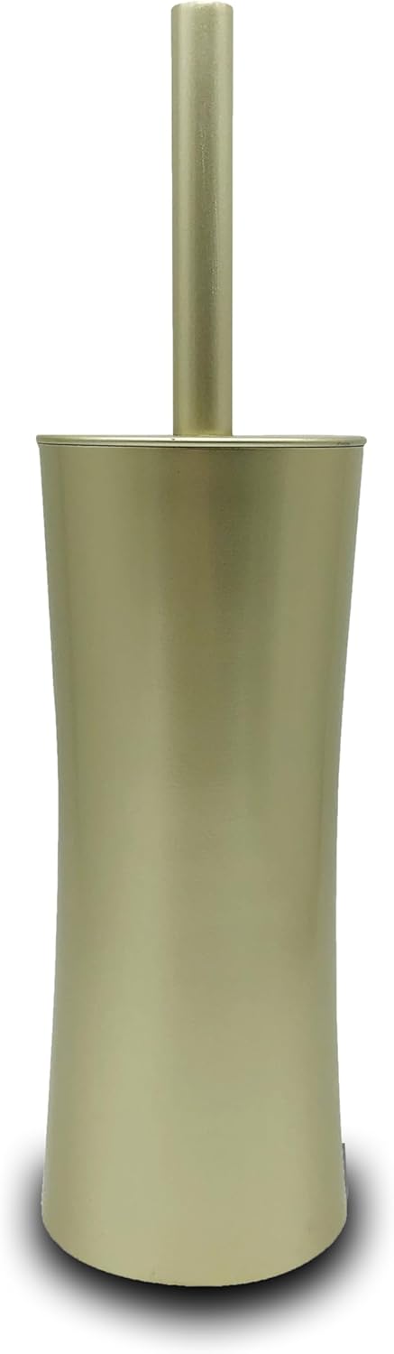 Vince Camuto Toilet Bowl Brush with Holder, Durable Bathroom Cleaning Tool, Modern Design for Easy Toilet Maintenance, Bathroom Cleaner Brush for Efficient Cleaning and Hygiene