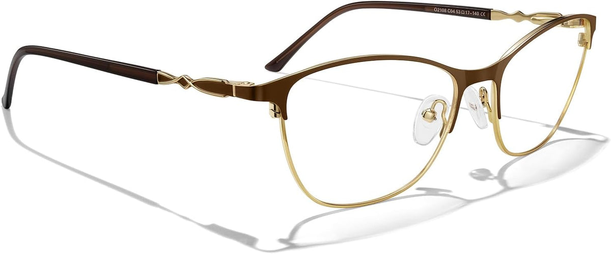 Cat Eye Reading Glasses For Women Retro Design Reader Computer Glasses with Spring Hinges