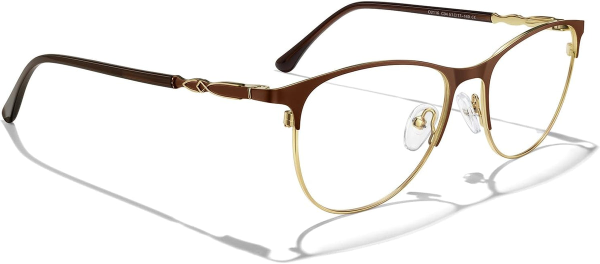 Cat Eye Reading Glasses For Women Retro Design Reader Computer Glasses with Spring Hinges