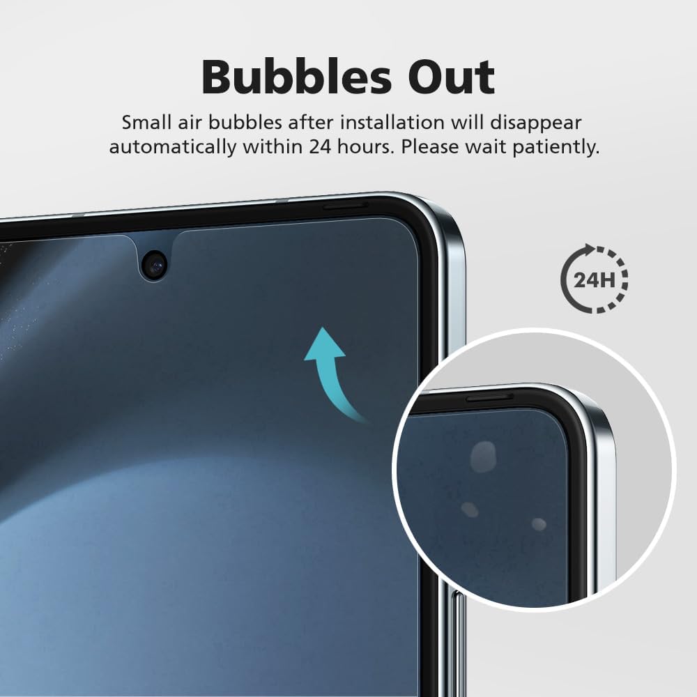 For Samsung Galaxy A36 5G [3-Pack] Anti-Glare Matte Screen Protector, [Support Fingerprint Unlock], Anti-Fingerprint, Full Coverage, Bubble-Free Easy Installation with Alignment Jig