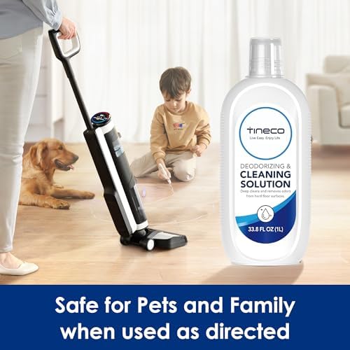 Tineco Floor Cleaning Solution 2L (33.8 OZ*2) for i5/i6 Stretch & FLOOR ONE S5/S6/S7/S9 Artist & S6/S7/S9 Master & Breeze Series, (EXCEPT iFLOOR 5 Steam/S5/ S7/ S9 Artist Steam Series) Wet Dry Vacuum