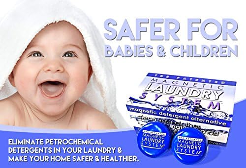 The Original MLS Laundry System – Patented and Proven Magnetic Laundry Detergent Alternative | Powder and Liquid Chemical-Free, Clear Scent, Sensitive Skin, Non-Toxic and Eco-Friendly