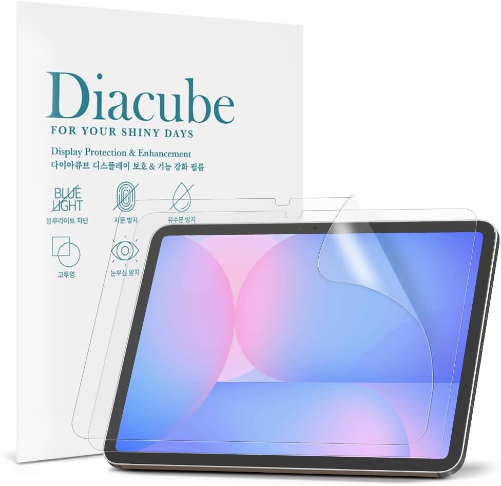 2-Pack Anti Glare Screen Protector with Blue Light Filter For Samsung Galaxy Tab S9 FE / Tab S10 FE 10.9 inch, Anti-Glare Matte PET Film, Anti-Fingerprint, High Touch Sensitivity, Easy Installation