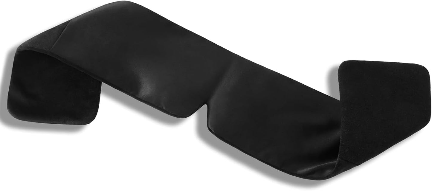 Alaska Bear Silk Contour Sleep Mask with Molded Cups, Luxury Cool 22 Momme,3D Padded Eye Mask for Sleeping with Gift Box