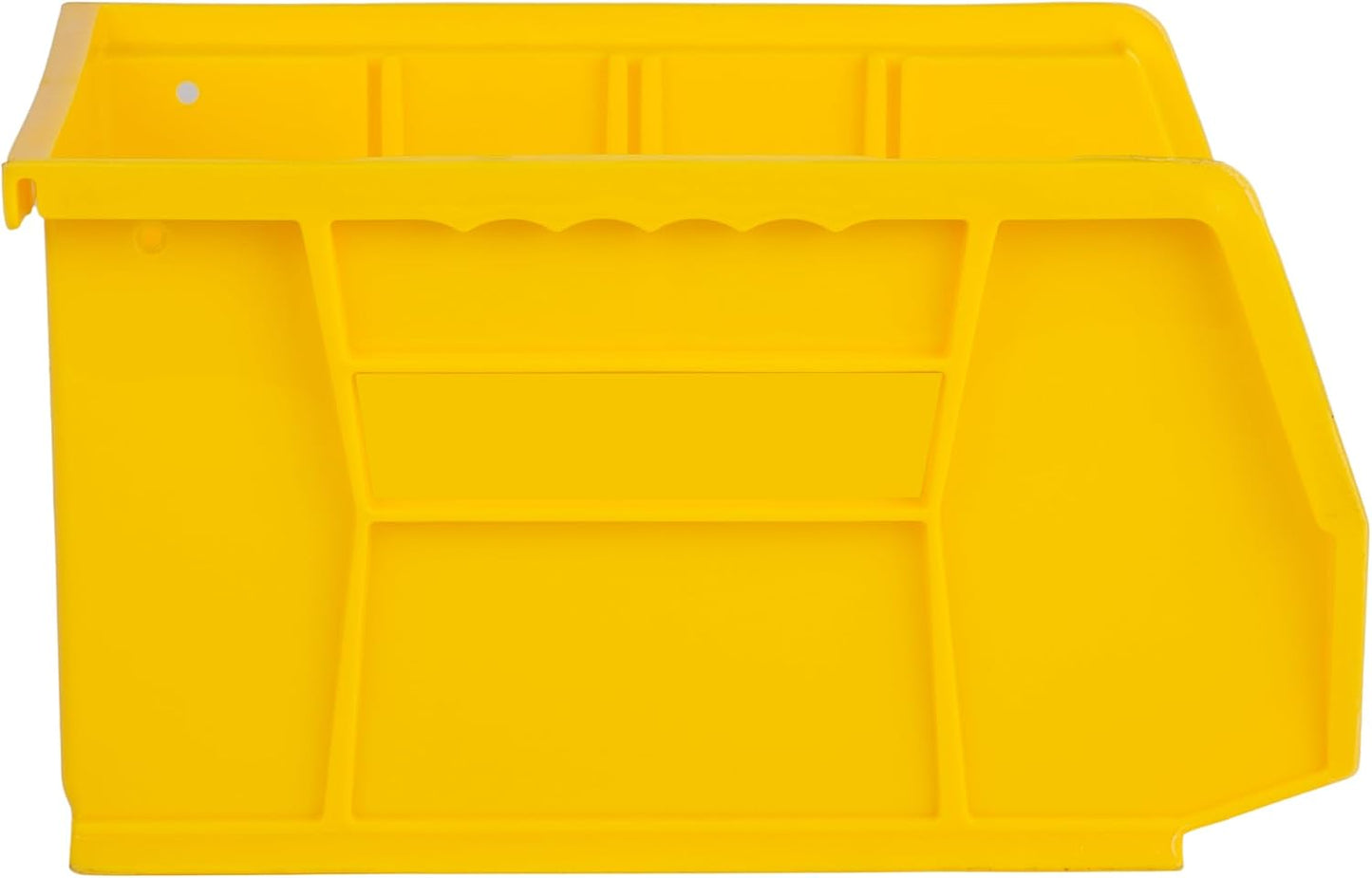 HE HUDSON EXCHANGE 9.5" x 6" x 5" Plastic Stackable Storage Bin, Yellow