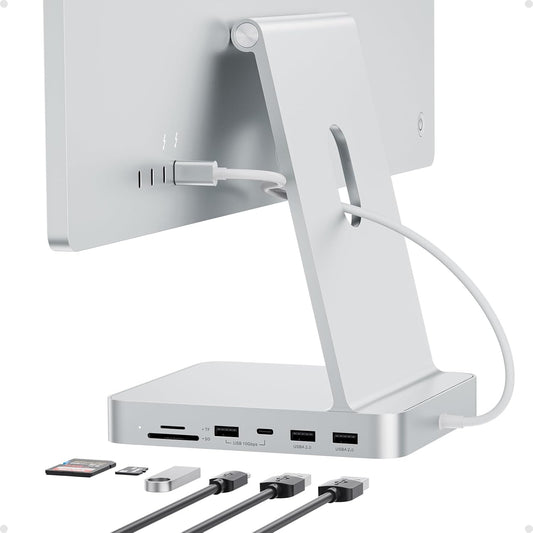 USB C HUB for iMac 24 inch M1/M3/M4 with M.2 NVMe 4TB SSD Enclosure