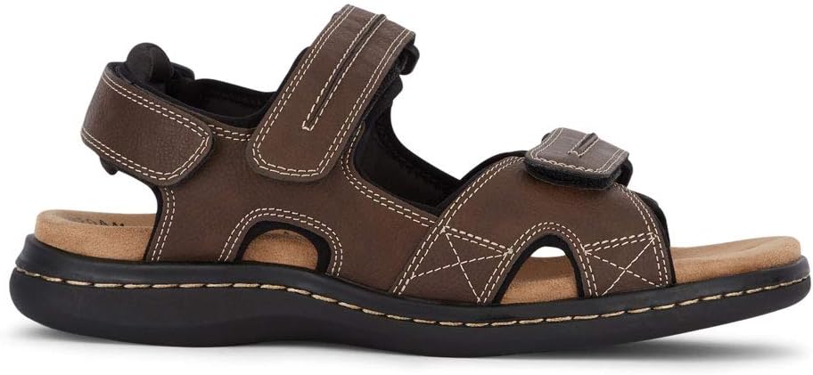DOCKERS Mens Newpage Outdoor Sport Sandals for Men - Memory Foam Comfort and Adjustable Straps