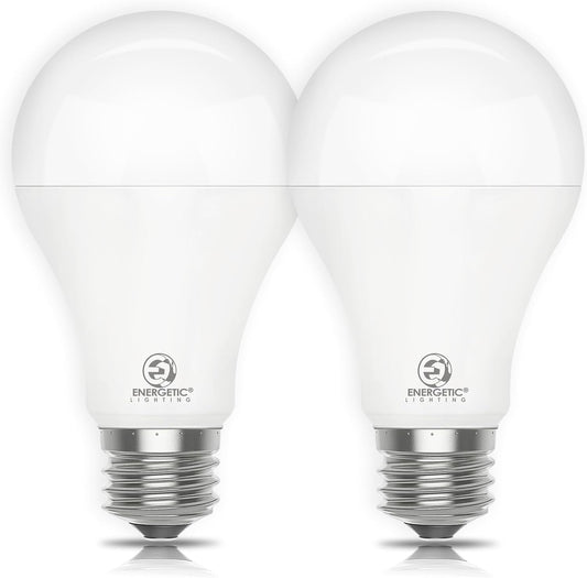 2 Pack 150 Watt Equivalent LED Bulb, Super Bright Light Bulbs 2600LM, Daylight 5000K, A21 LED Light Bulb 20W, Non-Dimmable, E26 Standard Base, LED Bulb for Living Room Bedroom, UL Listed, Damp Rated