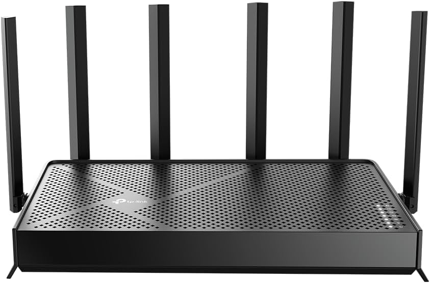 TP-Link AXE5400 Tri-Band WiFi 6E Router (Archer AXE75), 2025 PCMag Editors' Choice, Gigabit Internet for Gaming & Streaming, New 6GHz Band, 160MHz, OneMesh, Quad-Core CPU, VPN & WPA3 Security