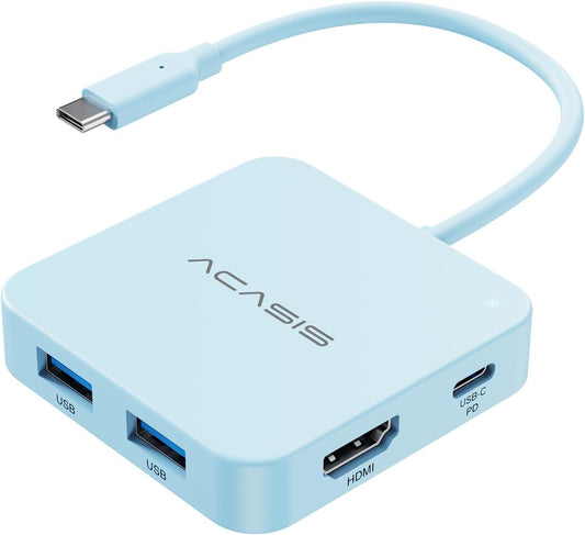 ACASIS USB C Hub 10Gbps, USB C to 4K 60Hz HDMI Adapter for Laptop/MacBook
