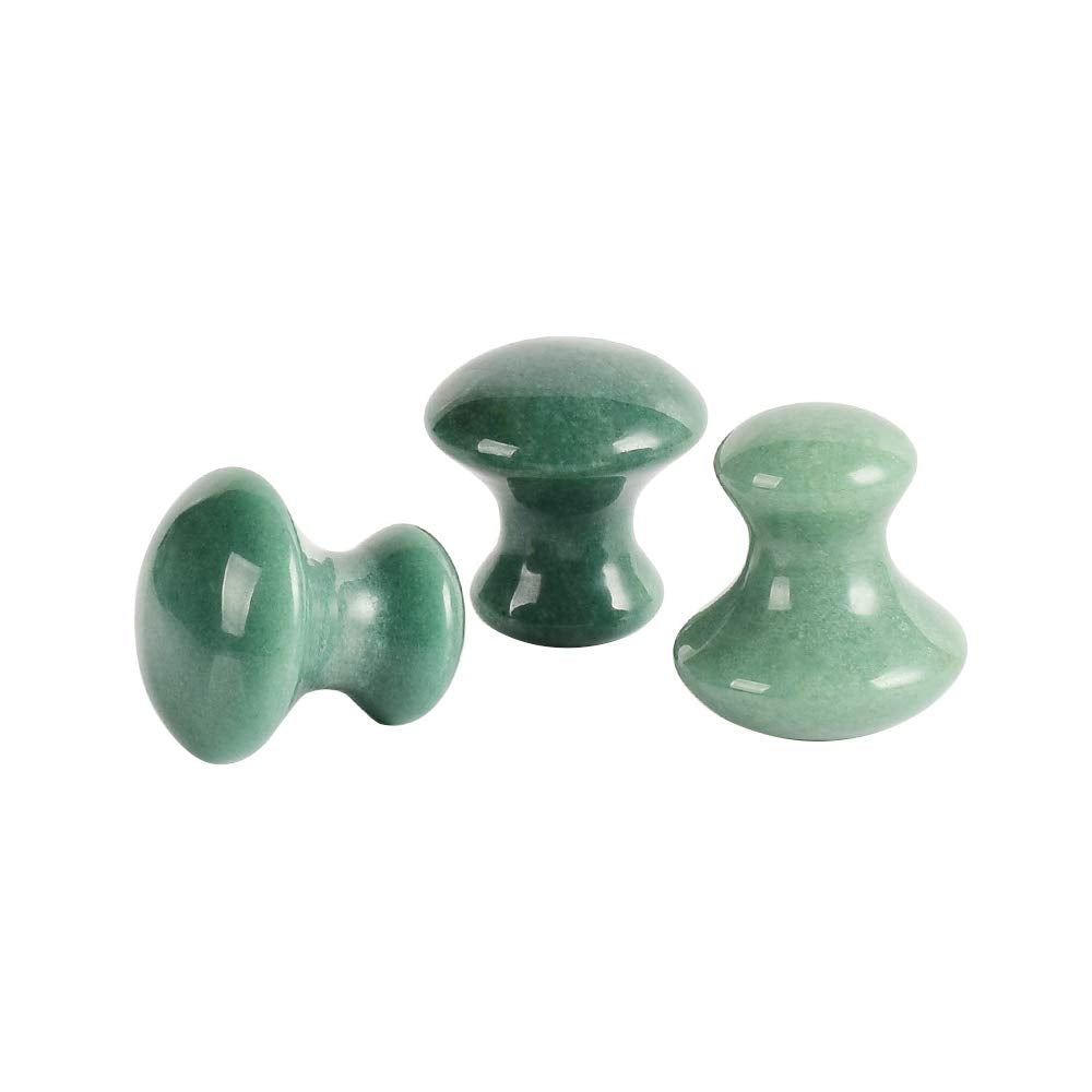 Jade Gua Sha Massage Tools Facial Tool Natural Green Gua Sha Anti Aging Facial Skin SPA for Rejuvenate Skin Anti-wrinkle Anti Aging