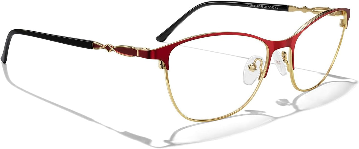 Cat Eye Reading Glasses For Women Retro Design Reader Computer Glasses with Spring Hinges