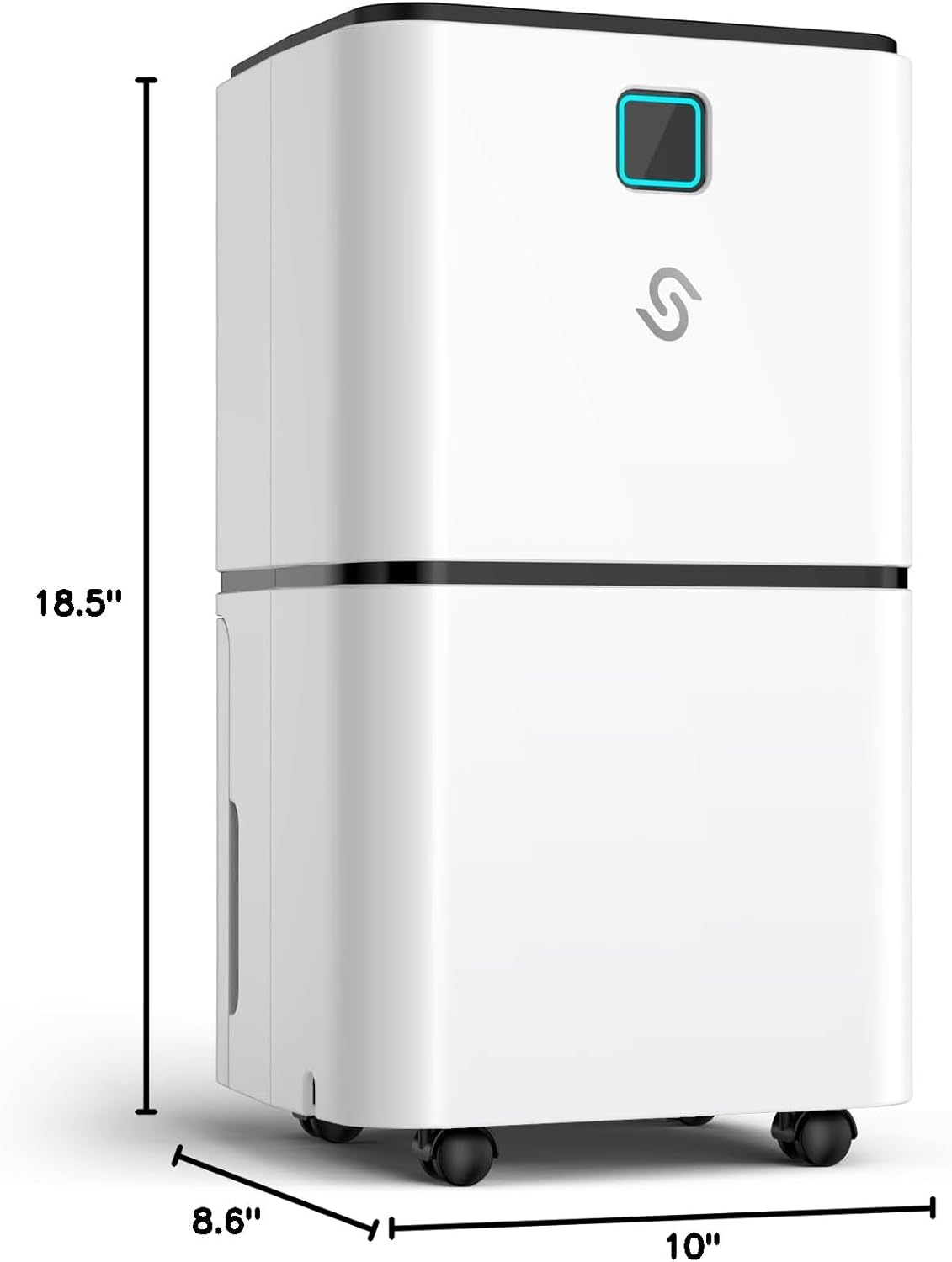 2000 Sq.Ft Dehumidifier for Basement - 36 dB 30 Pints Quiet Dehumidifiers with Drain Hose for Home Bedroom Bathroom Rv 3 Modes with LED Intelligent Humidity Light