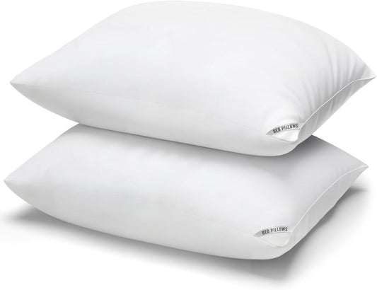 Piwaal Luxury Hotel Pillows for Sleeping 2 Pack,Bed Pillows Standard Size Set of 2,Down Alternative Filling,Pillows for Back,Stomach and Side Sleepers