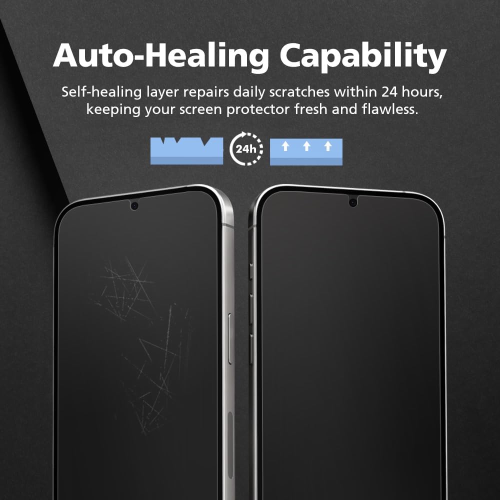 For Samsung Galaxy A36 5G [3-Pack] Anti-Glare Matte Screen Protector, [Support Fingerprint Unlock], Anti-Fingerprint, Full Coverage, Bubble-Free Easy Installation with Alignment Jig