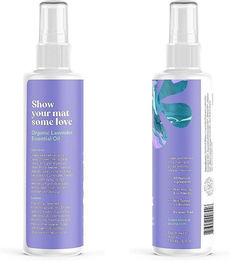 ASUTRA Yoga Mat Cleaner Spray Variety Pack (Lavender, Eucalyptus, Citrus)