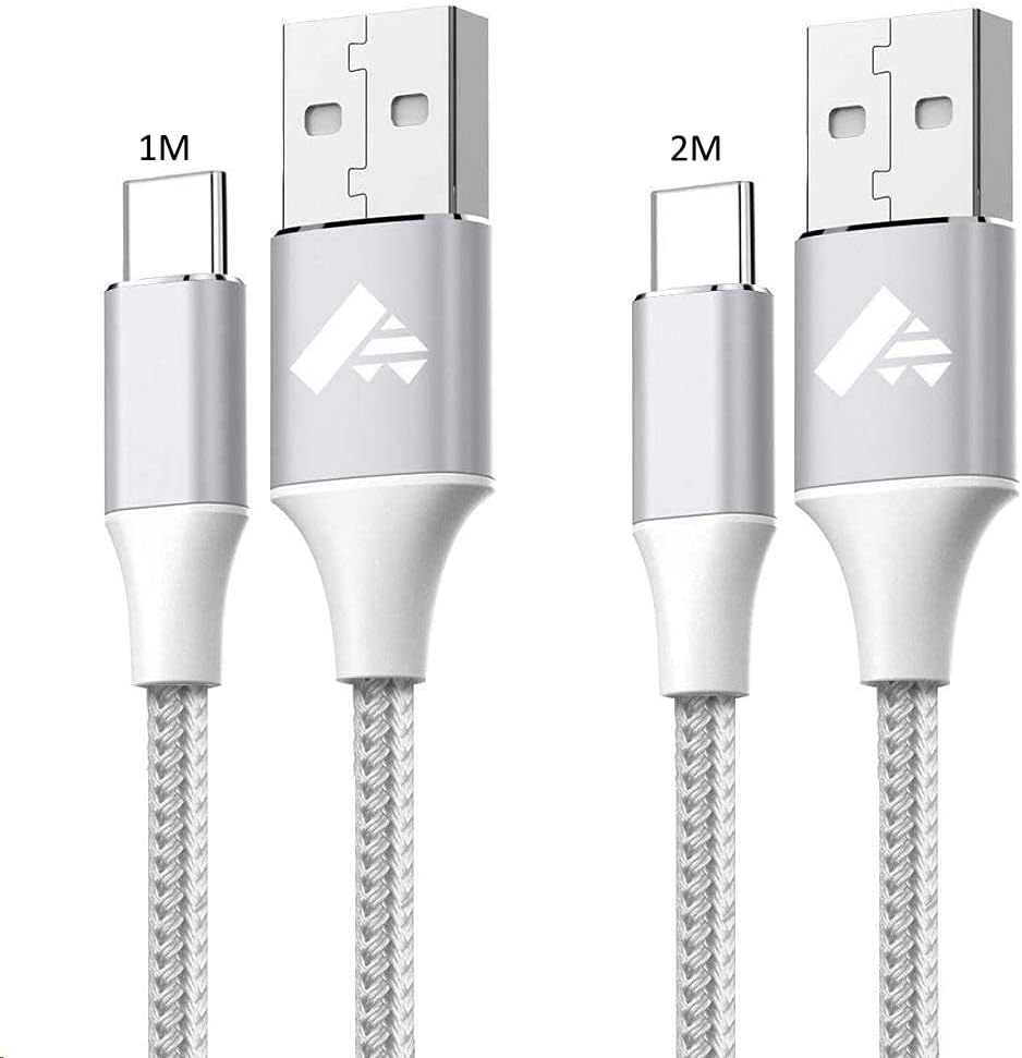 XUDUO 4 in 1 Charging Cord [2Pack 6.6FT] Fast Charging Ccable Apple MFi Certified Lightning Cable Nylon Braided 60W Multi USB C Cable for iPhone 16/15 14 13 12 iPad Samsung Galaxy MacBook iPad Tablets