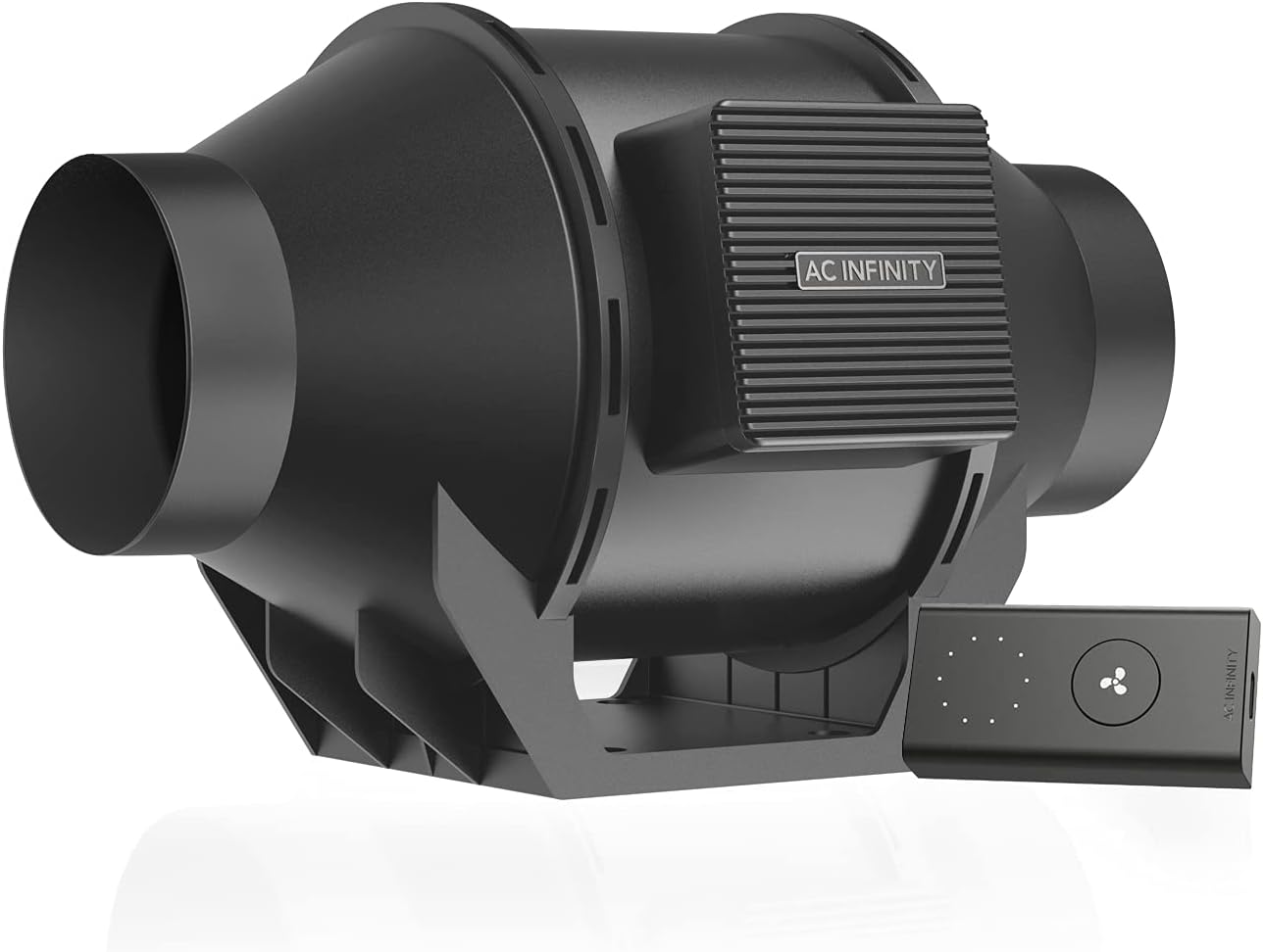 AC Infinity CLOUDLINE PRO S4, Quiet 4” Inline Duct Fan with Speed Controller – EC Motor Ventilation Exhaust Fan for Heating Cooling Booster, Grow Tents, Hydroponics