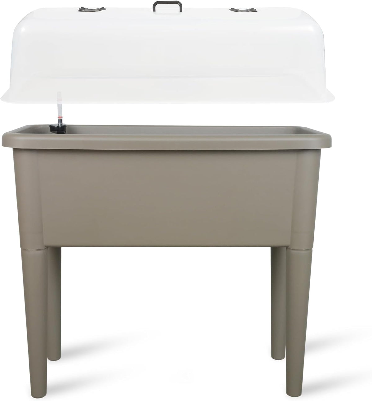Dexceder 13.2 Gallon Self Watering Raised Garden Bed (White)
