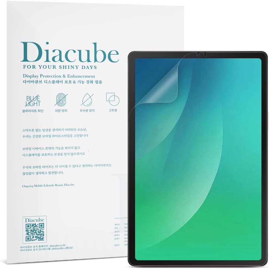 2-Pack Anti Glare Screen Protector with Blue Light Filter For Samsung Galaxy Tab S9 FE / Tab S10 FE 10.9 inch, Anti-Glare Matte PET Film, Anti-Fingerprint, High Touch Sensitivity, Easy Installation
