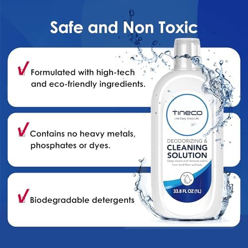 Tineco Floor Cleaning Solution 2L (33.8 OZ*2) for i5/i6 Stretch & FLOOR ONE S5/S6/S7/S9 Artist & S6/S7/S9 Master & Breeze Series, (EXCEPT iFLOOR 5 Steam/S5/ S7/ S9 Artist Steam Series) Wet Dry Vacuum