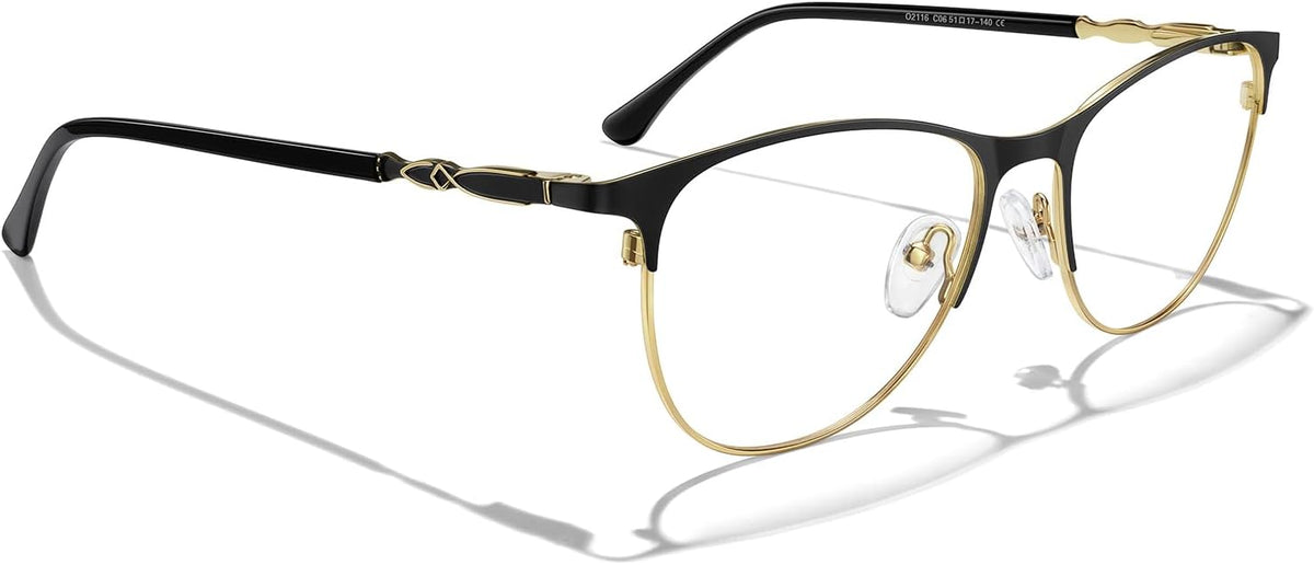 Cat Eye Reading Glasses For Women Retro Design Reader Computer Glasses with Spring Hinges