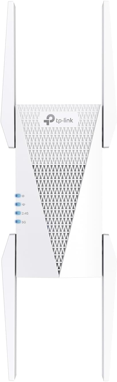 TP-Link AX3000 WiFi 6 Range Extender | PCMag Editor's Choice | Dual-Band Wireless Repeater w/Ethernet Port | Up to 2400 Sq. Ft., 64 Devices | Internet Signal Booster | APP Setup | EasyMesh (RE715X)