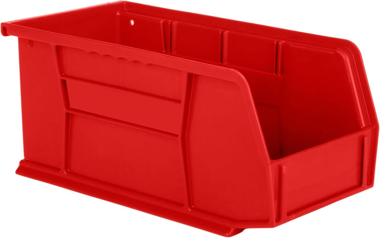 HE HUDSON EXCHANGE 11" x 5.5" x 5" (6 Pack) Plastic Stackable Storage Bin, Red