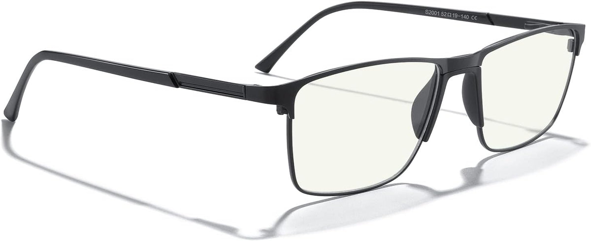 MERRY'S Reading Glasses - Fashion Blue Light Blocking Glasses Metal Frame Spring Hinge Readers for Men Eyeglasses