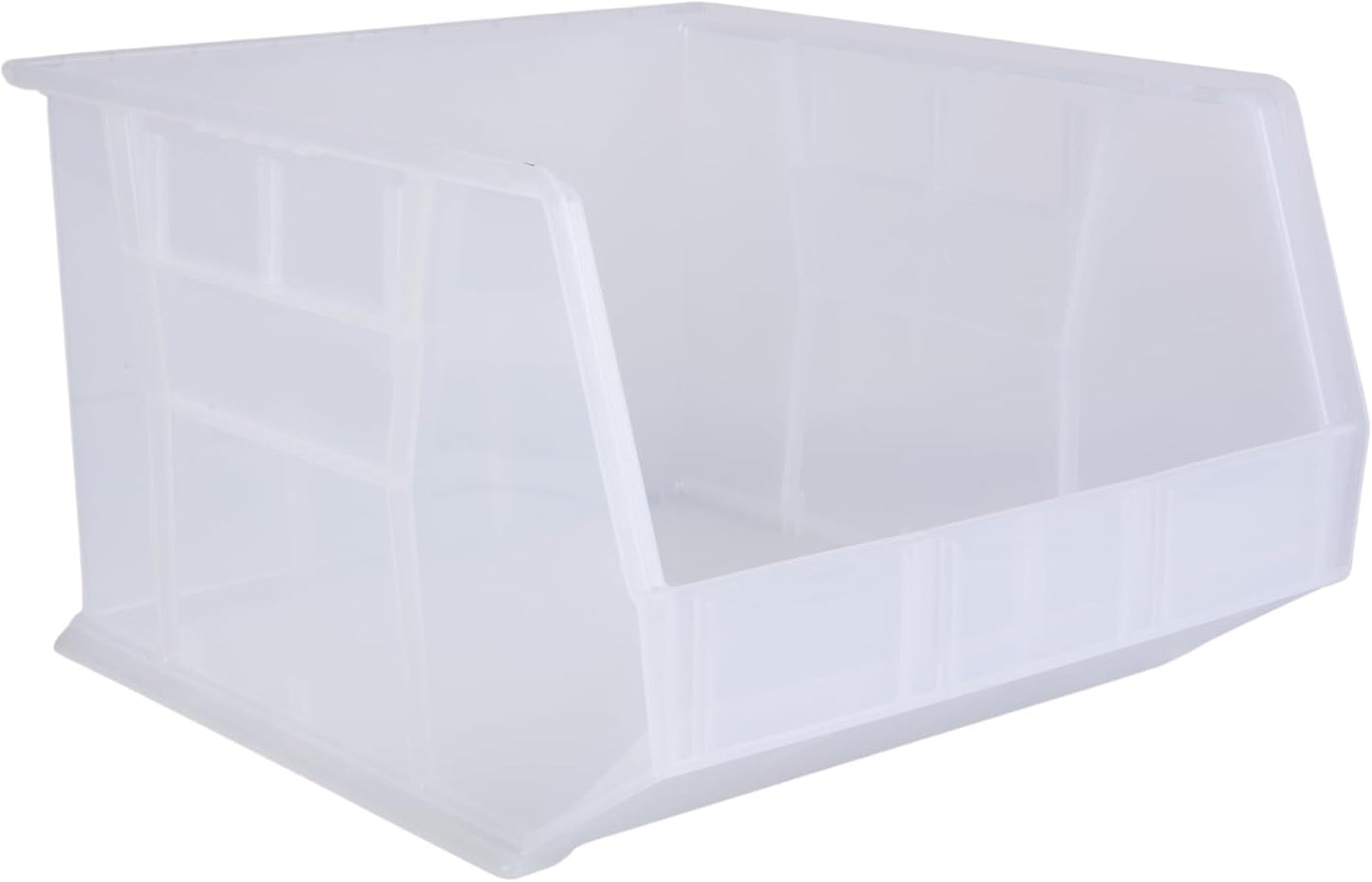 HE HUDSON EXCHANGE 18" x 16.5" x 11" Plastic Stackable Storage Bin, Clear