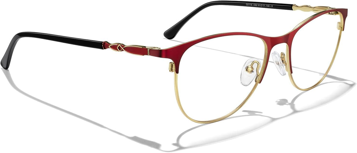 Cat Eye Reading Glasses For Women Retro Design Reader Computer Glasses with Spring Hinges