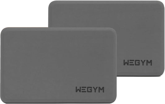 WeGym Yoga Blocks for Yoga and Pilates, 3-Height Stackable Support at Home