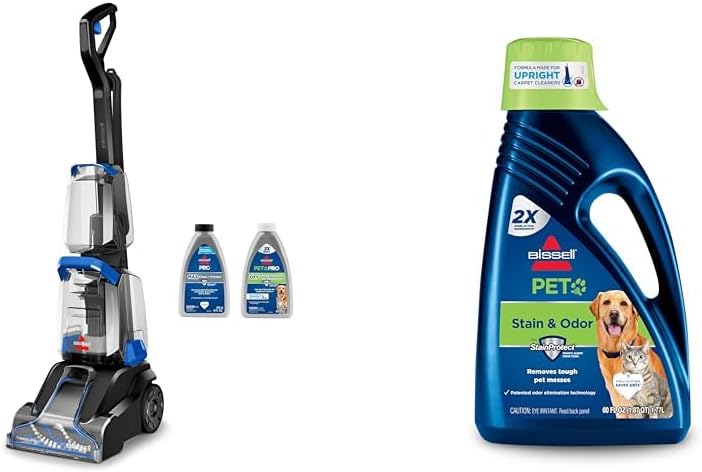 BISSELL TurboClean, Upright Carpet Cleaner, Pro Max Clean & Protect + Oxy Urine Eliminator Formula Included, 3952
