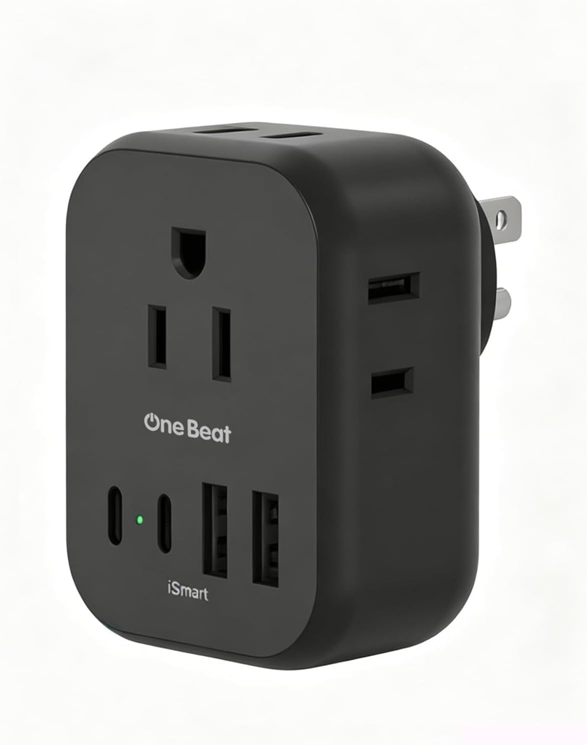 Travel Cruise Ship Essentials, Multi Plug Wall Outlet Extender with 4 Outlets 4 USB (2 USB-C), Cruise Approved Power Strip Non Surge Protector, Plug Adapter, Travel Cruise Must Have Accessories