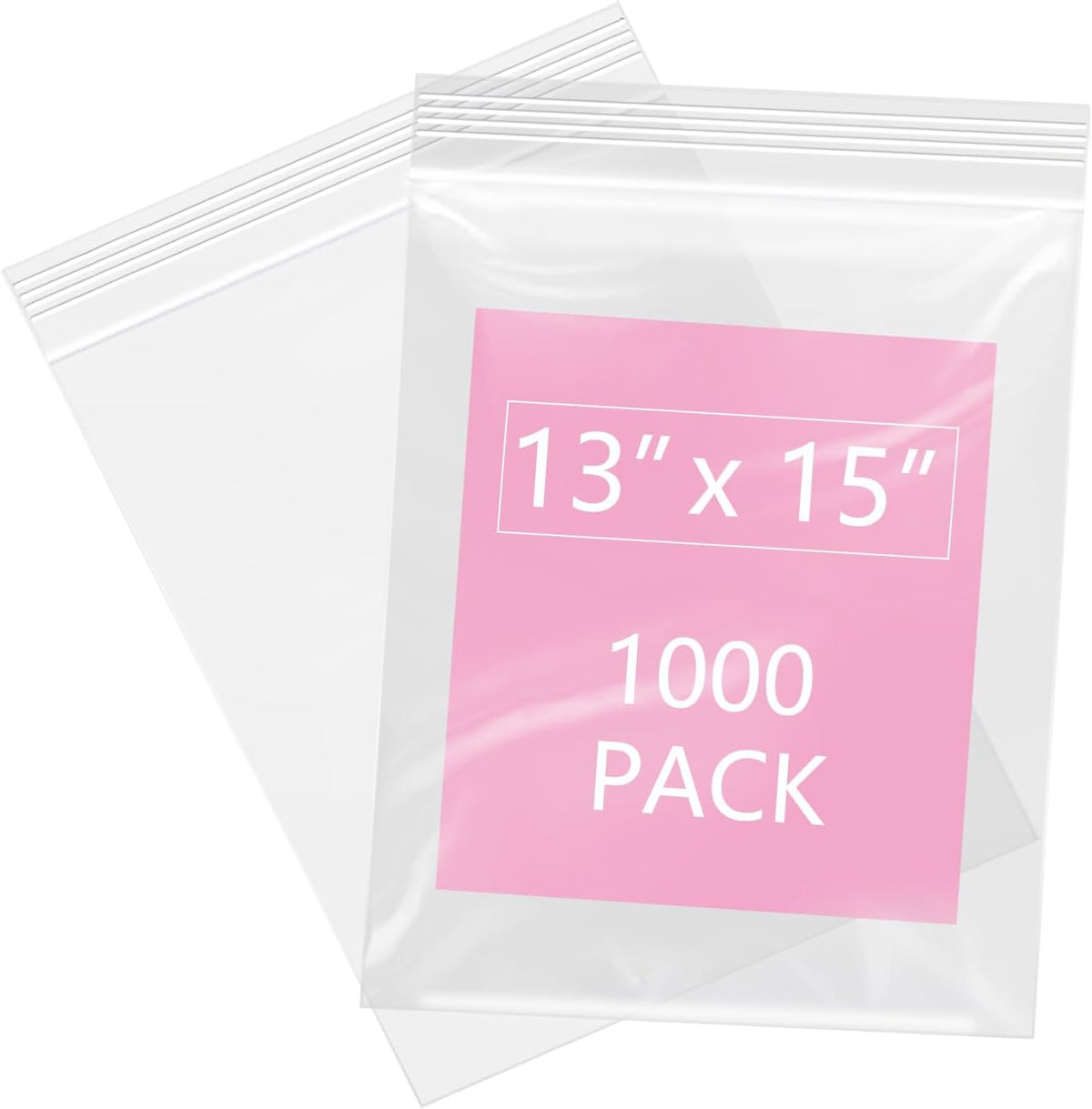 iMailer - 1000 Pcs- 3" x 5" Clear Small Zip Bag - Reclosable Zip Plastic Poly Bags 2 Mil with Resealable Lock Seal Zipper for Photo, Jewelry, Bakery, Treats, Party Favors
