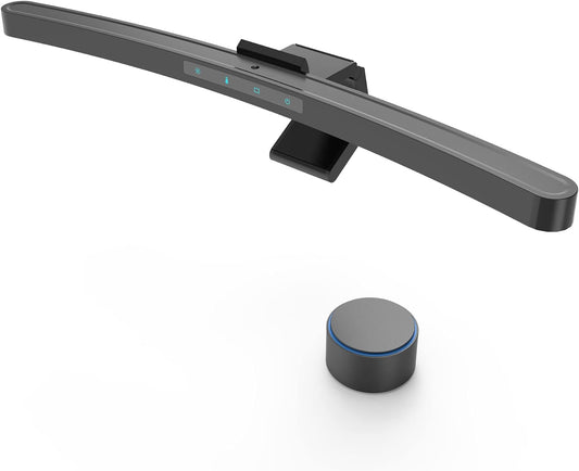 ONWAY Curved Monitor Light Bar with Wireless Remote,Monitor Auto-Dimming and Camera Base,Applicable to All Screens. No Screen Glare,for Home Office
