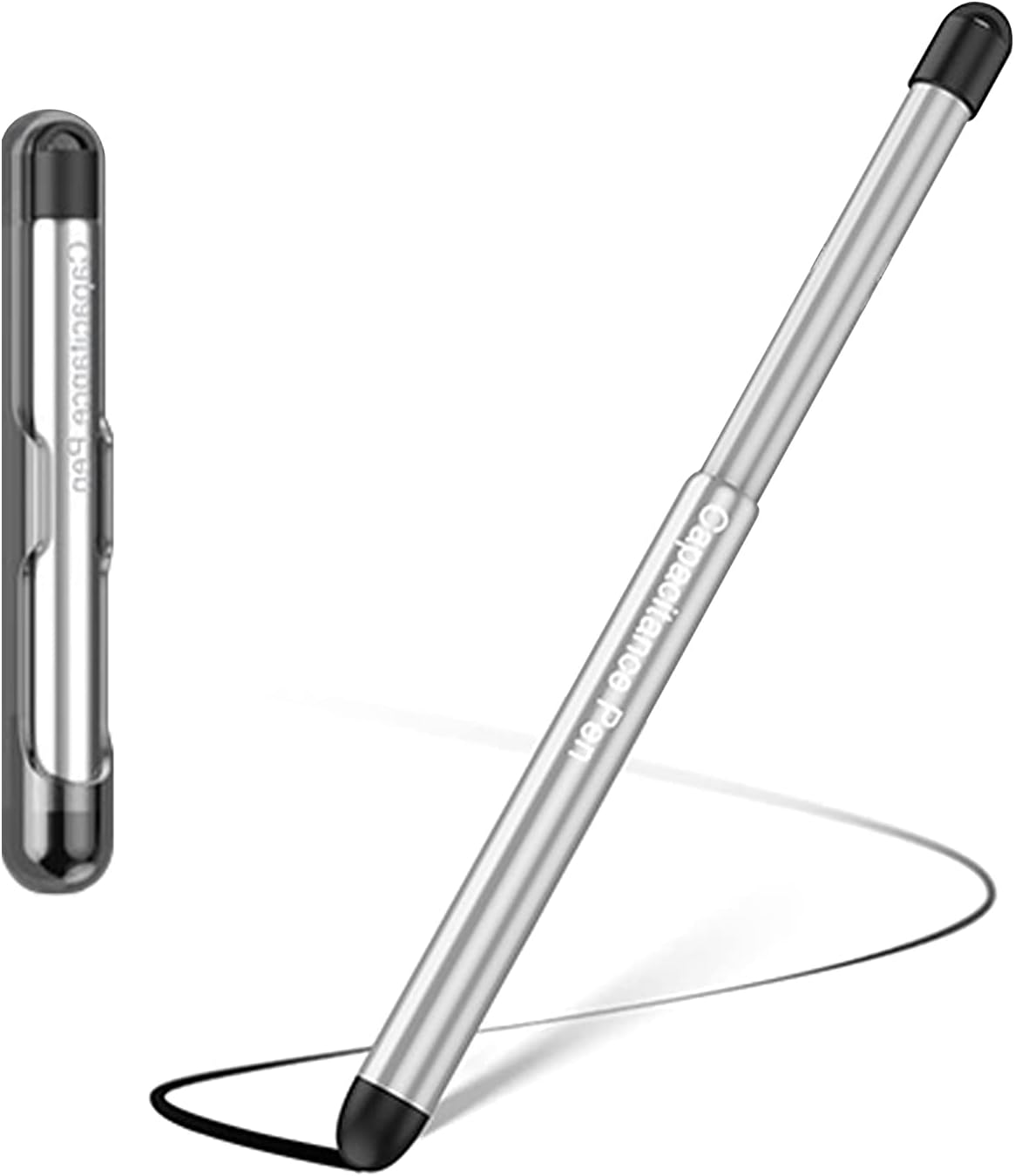 Stylus Pens with Pen Slot for Touch Screens, High Precision Capacitive Universal Stylus for iPad iPhone Tablets Samsung Galaxy All Touch Screen Devices (Black)