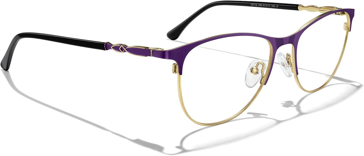 Cat Eye Reading Glasses For Women Retro Design Reader Computer Glasses with Spring Hinges