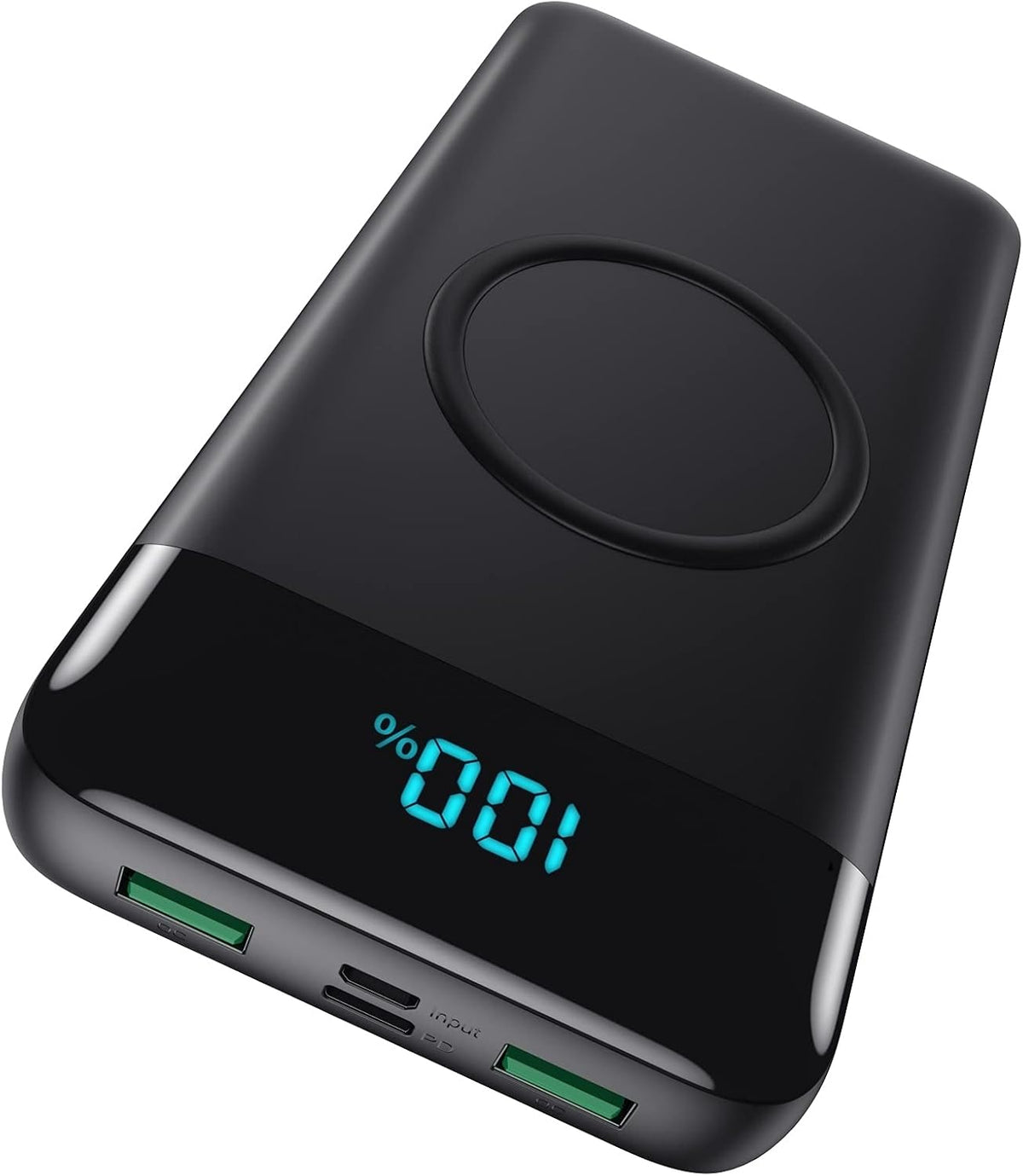 Wireless Portable Charger 40,800mAh with Built-in Cables,15W Wireless Charging 25W PD QC4.0 Fast Charging USB-C Power Bank,Travel Essentials External Battery Pack for iPhone 17/16/15/14,Galaxy,Android