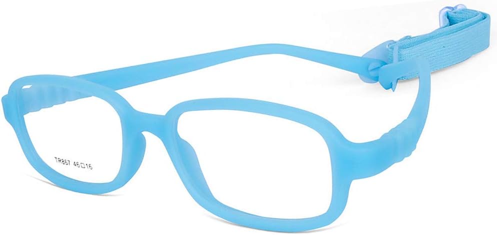 AQWANO Children Optical Glasses Frame tr90 Flexible Bendable One-piece Safe Eyeglasses Girls Boy