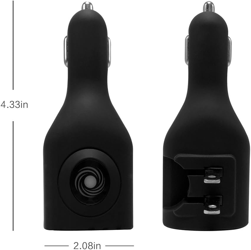 NDLBS Car Charger,Dual USB Wall Charger and Car Charger with Travel Adapter Foldable Plug Home for iPhone X Xs MAX 6 7 8 Plus, iPad mini Air Pro, S10 9 8 7 Plus, LG Google one Plus 6 Phone