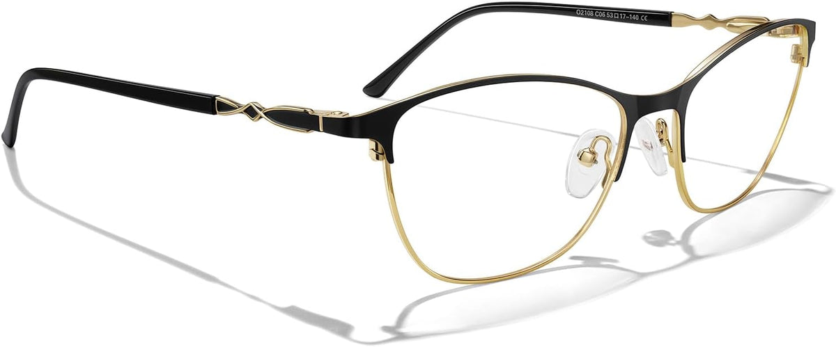 Cat Eye Reading Glasses For Women Retro Design Reader Computer Glasses with Spring Hinges