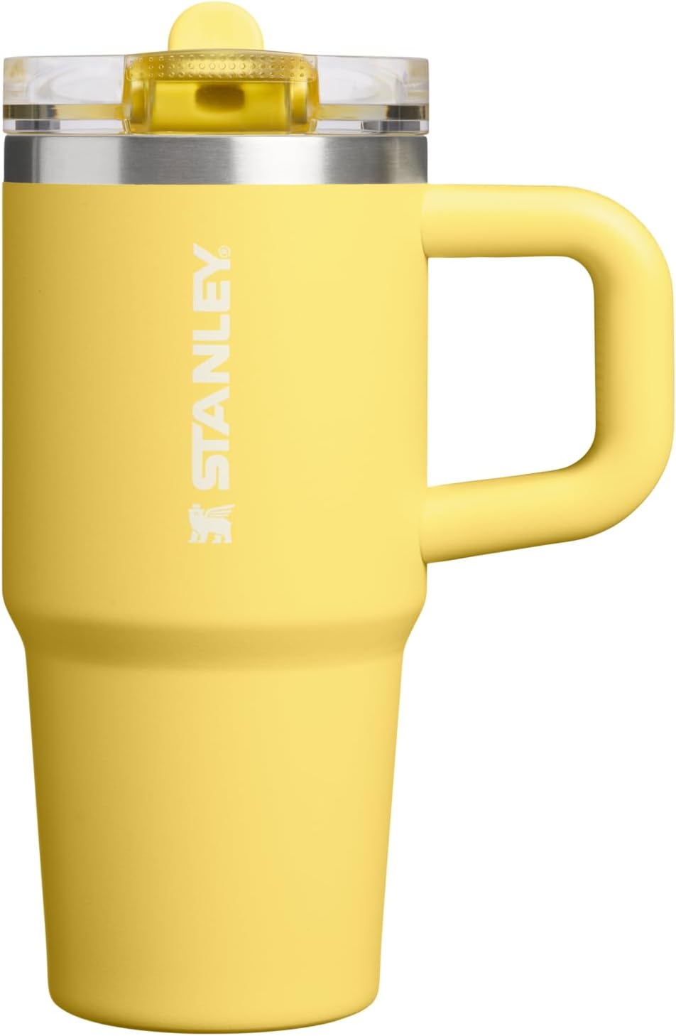STANLEY Quencher ProTour Flip Straw Tumbler with Leakproof Lid 40 oz | Built-In Straw & Handle | Cupholder Compatible for Travel | Insulated Stainless Steel Cup | BPA-Free | Chartreuse