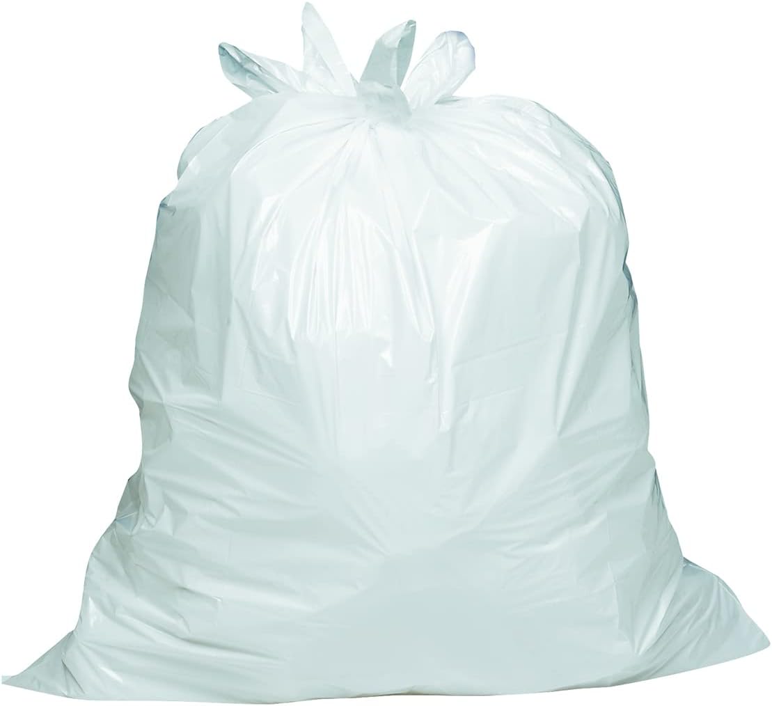 Amazon Basics Small 4 Gallon Trash Bags with Flap Ties, Fresh Scent, Odor Control, 0.5 mil Thick, 80 Count