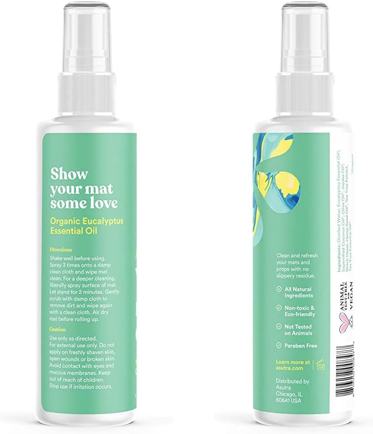ASUTRA Yoga Mat Cleaner Spray Variety Pack (Lavender, Eucalyptus, Citrus)